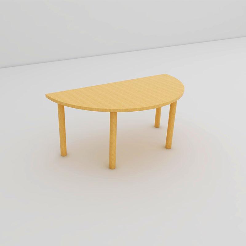PTZ215 120cm*60cm*49cm 半圆桌高清大图