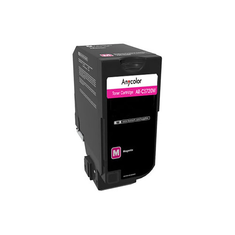 欣彩(Anycolor)74C30M0碳粉盒 专业版 AR-CS720M红色3K 适用利盟CS720 CS725