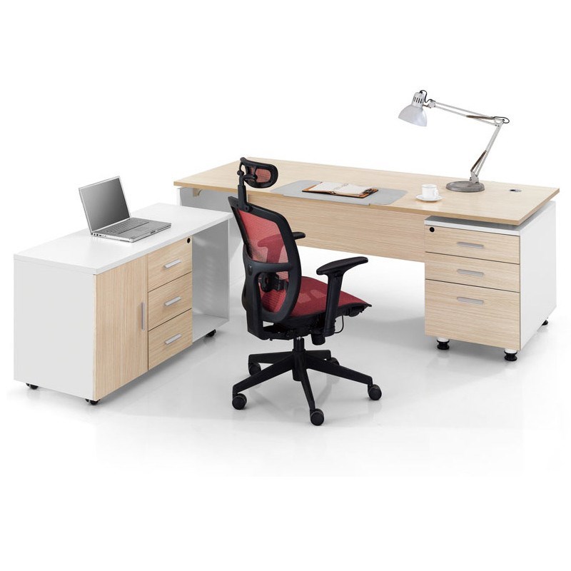 迪欧undchy老板桌经理桌大班台讲台钢木办公桌办公家具