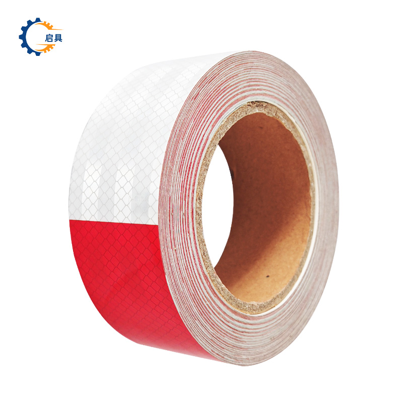 启具红白反光贴 强反光 卷高清大图