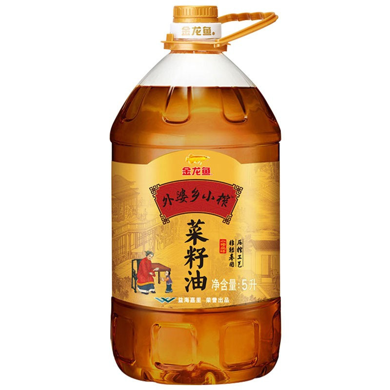 金龙鱼外婆香小榨菜籽油(非转基因)5L