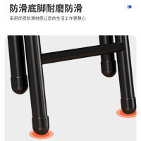 国翌 GY-ZDY-454676折叠椅培训椅洽谈椅钢制椅便携椅办公椅 450*460*760mm