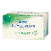 ABC女性湿巾弱酸性卫生湿巾18片包装私处呵护R03 含澳洲茶树精华男女通用