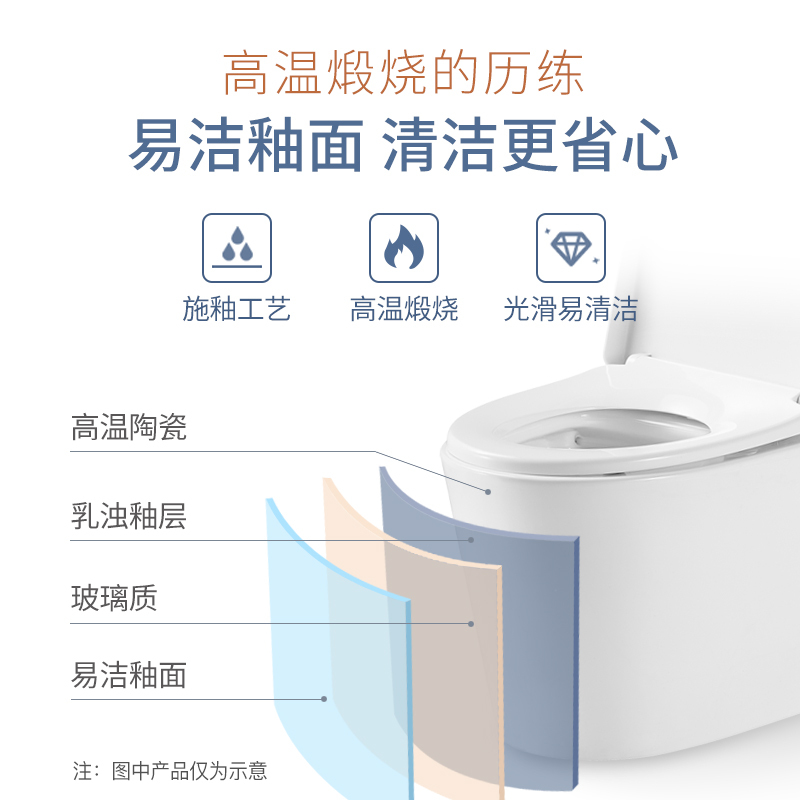 法恩莎(FAENZA) 马桶 FB16155静音冲水抽水坐便器 坐厕虹吸式座便器