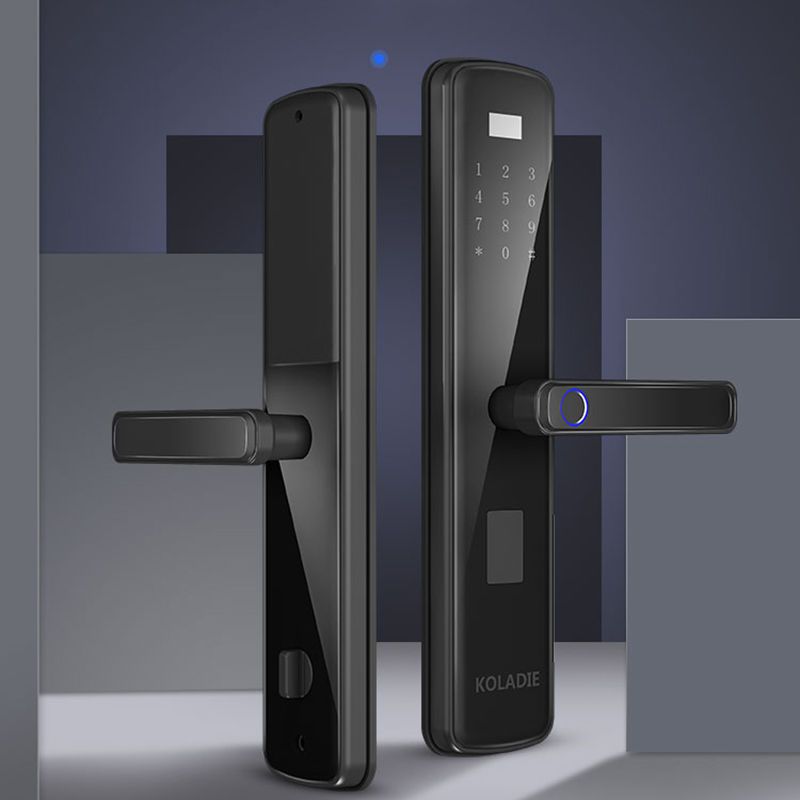 指纹锁家用智能锁防盗锁电子刷卡密码锁锂电池