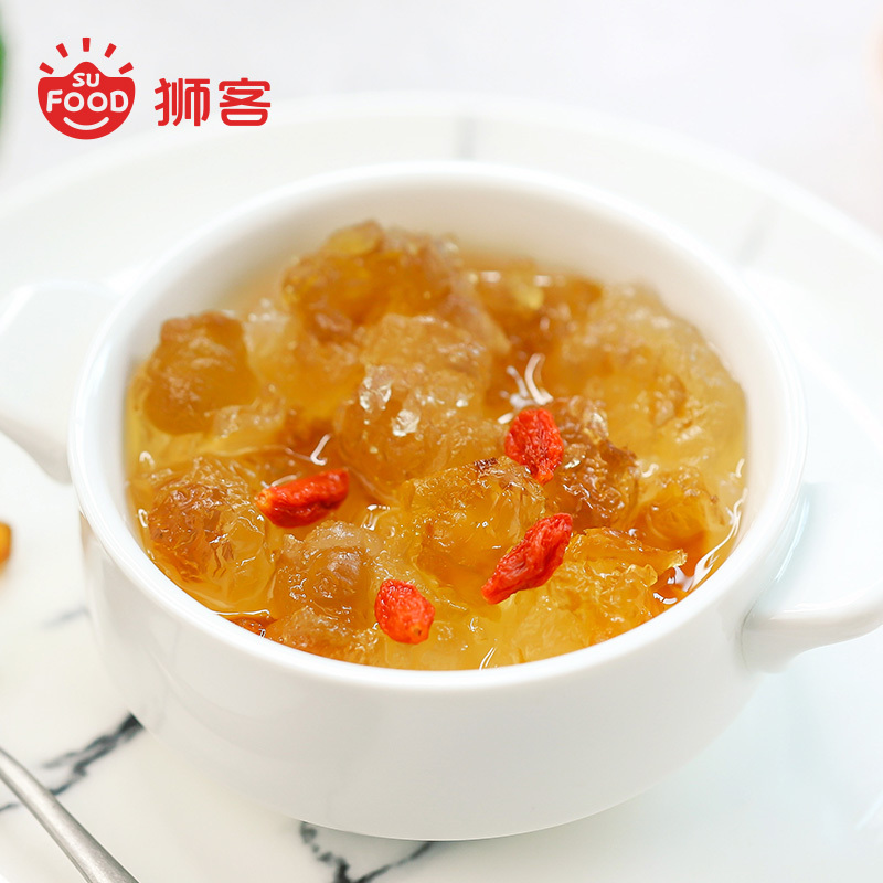 狮客[苏宁自主品牌]湖北随州桃胶200g 桃花泪 湖北随州桃树胶 桃胶羹甜汤糖水配料 甜羹原料
