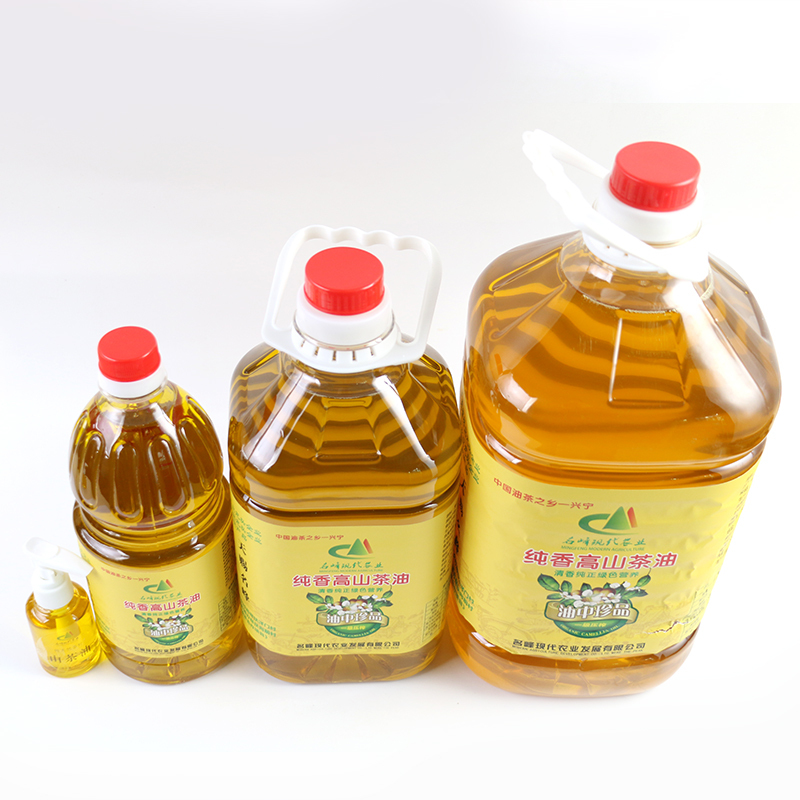 名峰 兴宁高山山茶油 一级初榨茶油 食用油纯正原香初榨茶籽油 月子油BB油