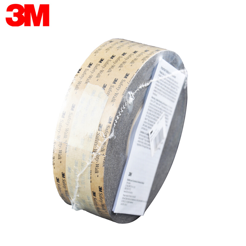 3M 安全防滑贴 防滑胶带楼梯弯道医院酒店浴室泳池地面防滑条地贴地垫 黑色510 5CM*18M