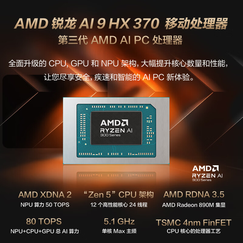 华硕 华硕ProArt创16 2024款锐龙AI 9 HX370 4K触控屏电脑 64G内存 2T固态 RTX4070独显