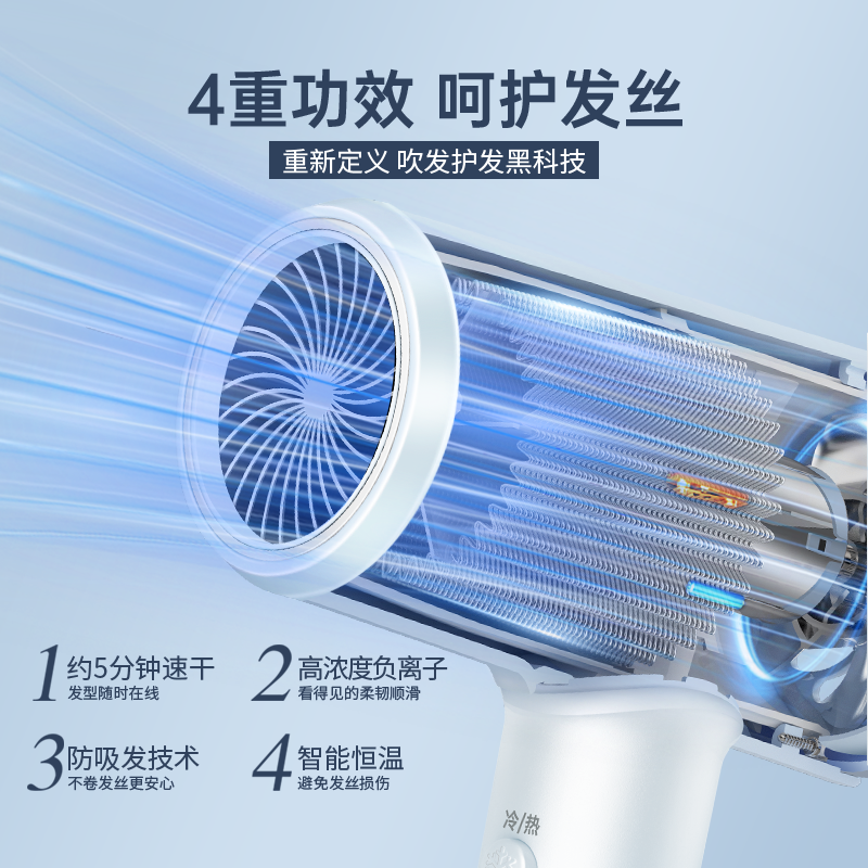 康夫（CONFU）电吹风 KF-3157高清大图
