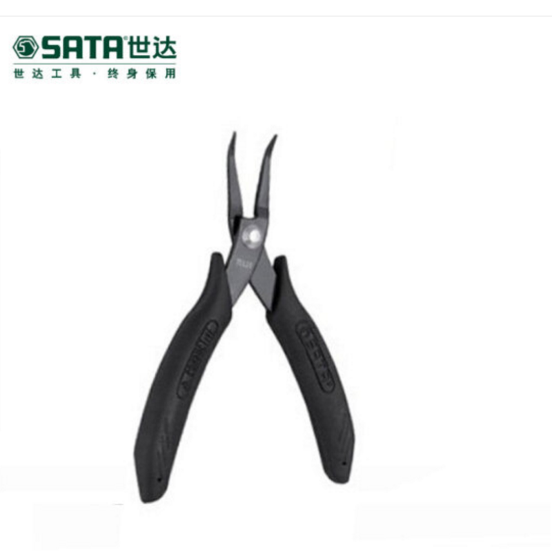 世达五金工具防静电手柄弯嘴钳 5’’ 75131