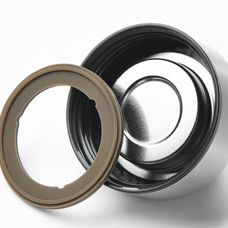 希诺玻璃杯240ml密封防漏户外便携双层本色XN-6591高清大图