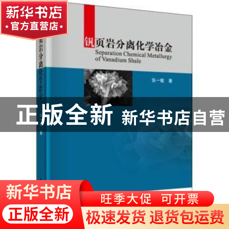正版 钒页岩分离化学冶金 张一敏著 科学出版社 9787030608208 书