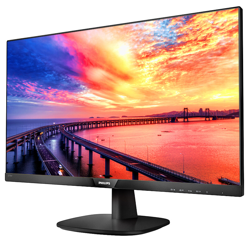 飞利浦电脑液晶显示器可壁挂低蓝光液晶屏幕27英寸ips技术屏75hz273v7