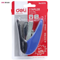 【精选】得力（deli） 0370 省力型订书机 办公用品文具订书器装订机装订25张适用钉0012 颜色随机