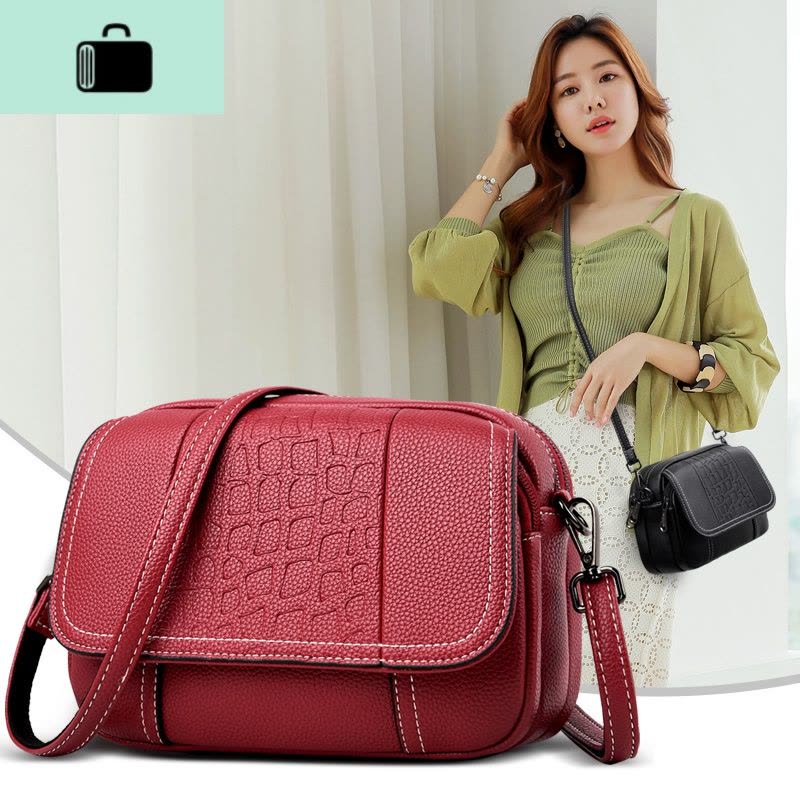 春款皮包包女2020夏季新款女包时尚上新小包百搭女士单肩斜挎包NEW LAKE女士单肩包图片