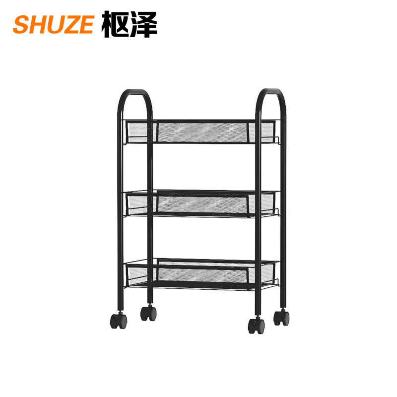 枢泽 收纳架 三层带轮 个高清大图