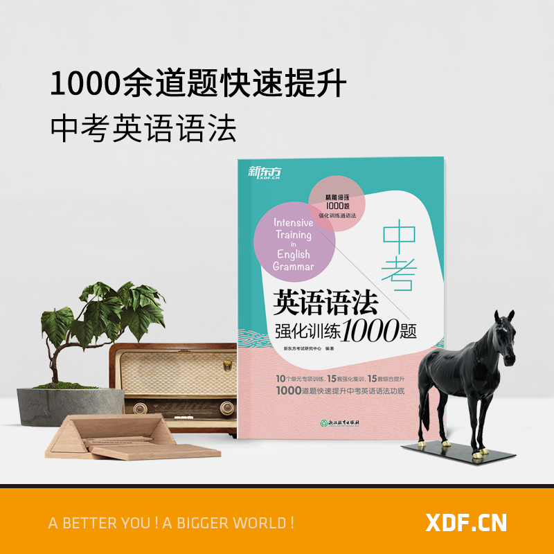 中考英语语法强化训练1000题 全国通用 [正版]中考英语语法强化训练1000题 初中中考语法强化训练 一千题通关 初中