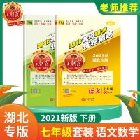 七年级 语文+数学 期末冲刺100分试卷湖北专版2021王朝霞中学七八年级下册期末真题