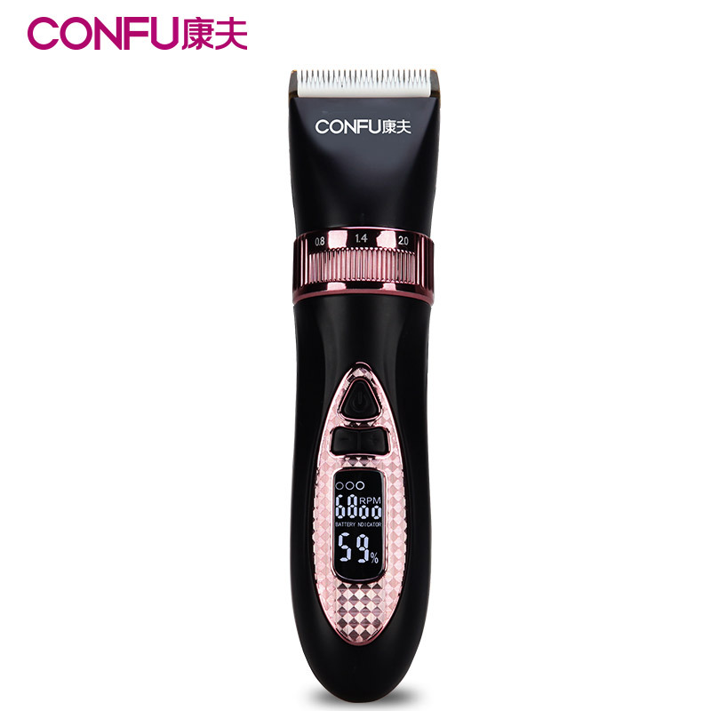 康夫(CONFU)理发器KF-T106 钛合金+陶瓷刀头 无水洗 电推子专业发廊成人儿童充电式电推剪