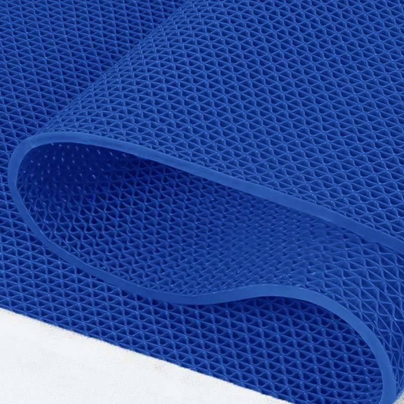 温馨 镂空防滑垫 蓝色5mm*1.2m宽 米高清大图