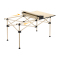 徽羚羊 户外折叠桌折叠椅露营装备蛋卷桌 野外野餐野营桌椅折叠加大长桌 120cm 卡其色HLY-ZDZ-23003!