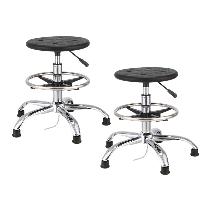 先围 防静电凳 五星脚踏圈升降44-62cm 个高清大图