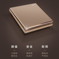 罗格朗(Legrand)开关插座官方旗舰店逸景玫瑰金家用大面板一开5五孔86型带多孔USB插座tcl开关
