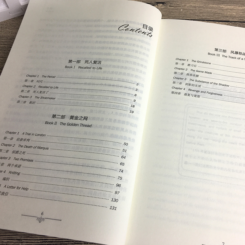 双城记中英对照 双语版中英对照版英汉对照中英文双语版经典世界名著 外国文学长篇小说英文版原版英语读物初高中生课外阅读书籍