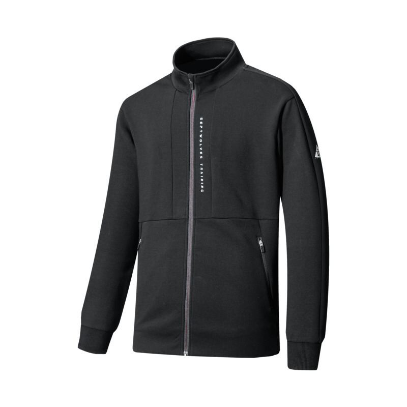 七匹狼运动卫衣男士秋季外套拉链开衫长袖针织立领开襟上衣青年男装