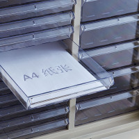 震海 办公柜a4纸文件柜效率柜12小抽屉式文件整理柜a4抽屉式档案柜资料柜票据单据柜文档柜