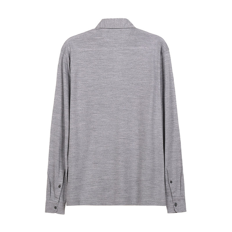 zzegna杰尼亚男士羊毛长袖polo衫vv390zzt606