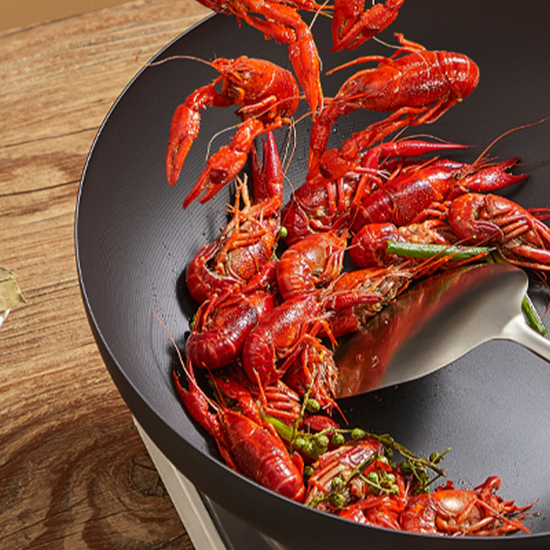 炊大皇炒锅34cm锅底加厚储热性更好锅壁薄传热快BZ50557高清大图