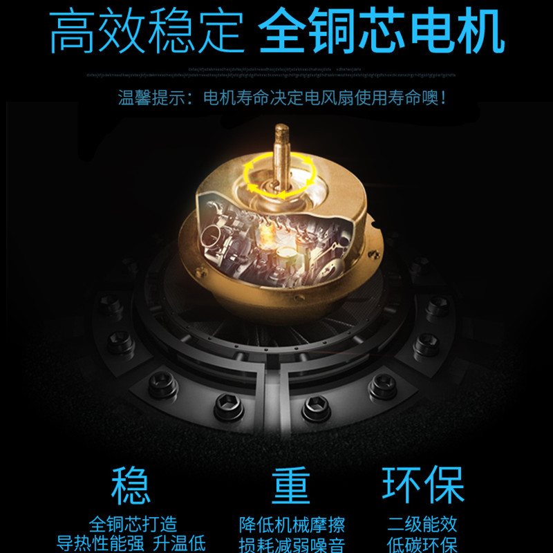 钻石牌(DIAMOND)壁扇壁挂式电风扇家用摇头工业风扇 12寸五叶机械款