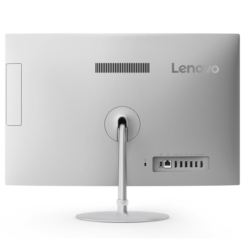 联想(Lenovo)AIO520-22 23.8英寸致美一体机台式电脑(I3-6006U 4G内存 2G独显 1TB存储)无光驱 银色