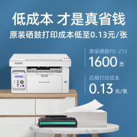 奔图 (PANTUM)M6202NW 黑白激光一体机 WiFi连接 手机直连打印 学生作业打印(打印 复印 扫描)官方标配