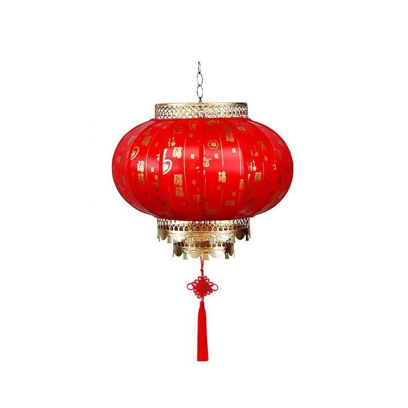 节庆仿羊皮灯笼祥云加厚 圆50# 5个装高清大图