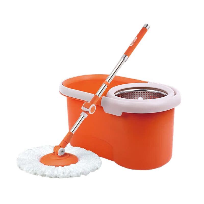 大卫 Q5旋转拖把一拖净免手洗懒人大拖把拖地神器吸水墩拖布1杆2头图片