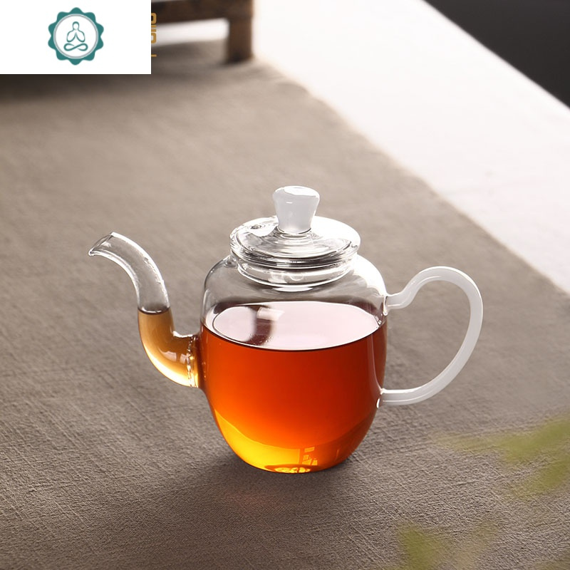 迷你功夫小茶壶单人玻璃小号茶具带过滤耐热透明泡茶壶器封后大号天球