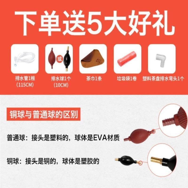 7L推盖(米白)普通球 茶渣桶茶水桶功夫茶具茶道配件废水桶小号家用茶桶垃圾桶排水桶