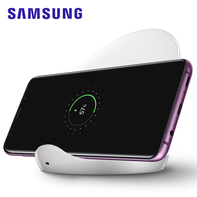 SAMSUNG/三星原装无线充电器 QI无线充电 立式支持快充 适用于Note8/5/S8+S7/S9手机通用 五代 白