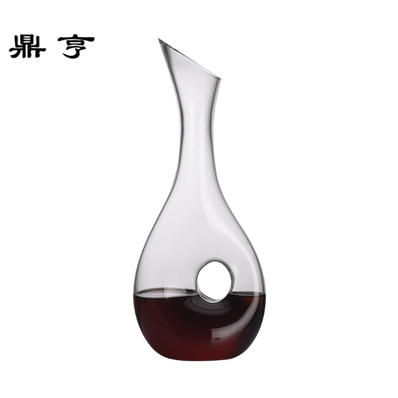 鼎亨无铅水晶红酒醒酒器蜗牛形干红葡萄酒玻璃醒酒壶分酒器欧式家