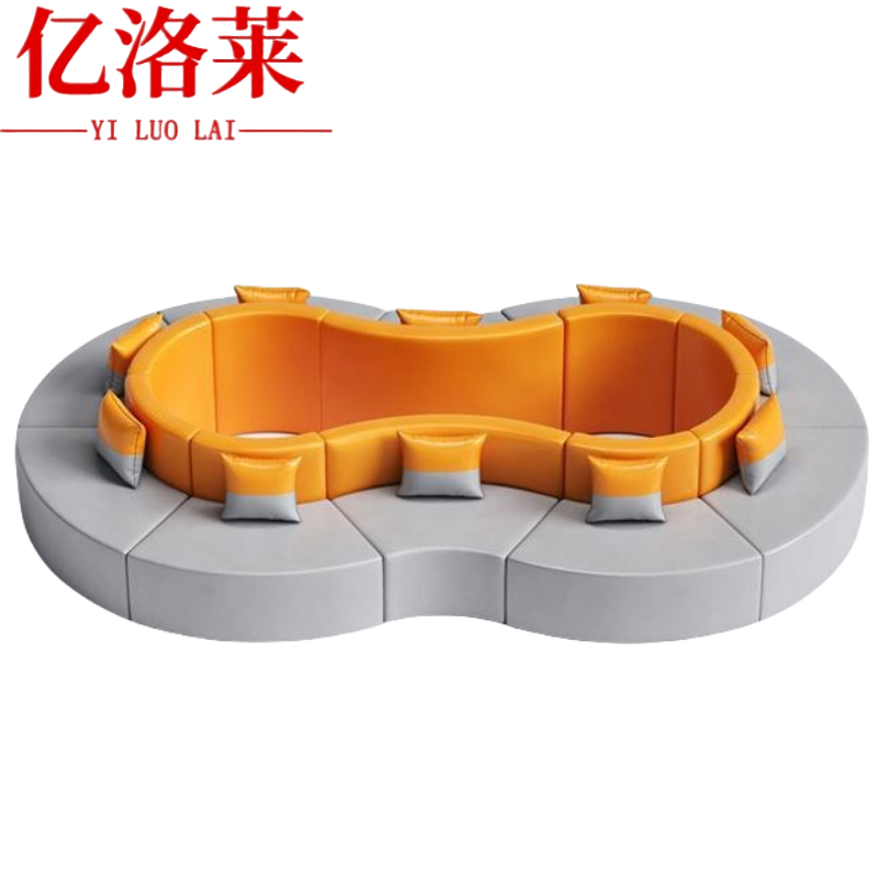 亿洛莱 休闲沙发 3.5m 套高清大图