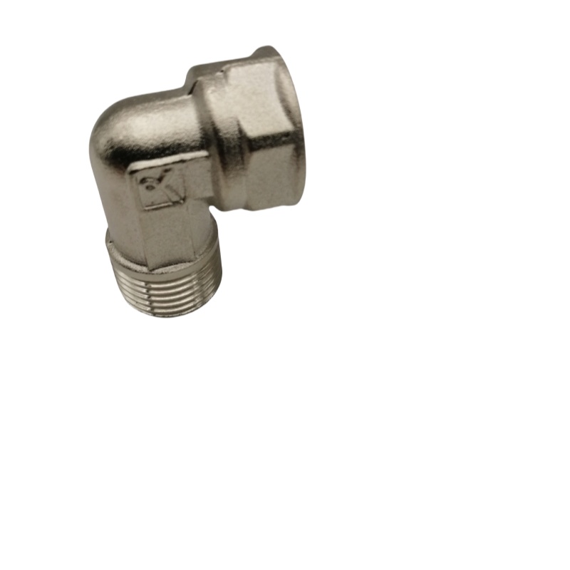 南方卫通 全铜内外丝弯头 内外螺纹弯头 水暖配件 4分电镀内丝*外丝弯头高清大图