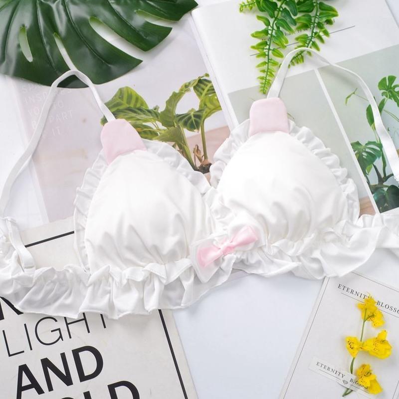 风文胸胸罩女士内裤学生可爱韩版白色兔子单内衣s[65abc70ab]>800_800