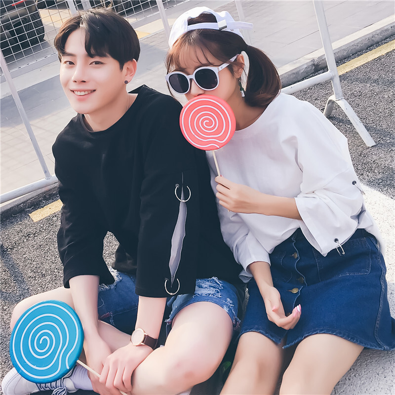 2018男女半袖上衣情侣夏装短袖宽松