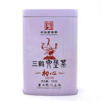 三鹤六堡茶[中华老字号]初心一级散茶铁罐装150克 广西特产 梧州茶厂 黑茶熟茶