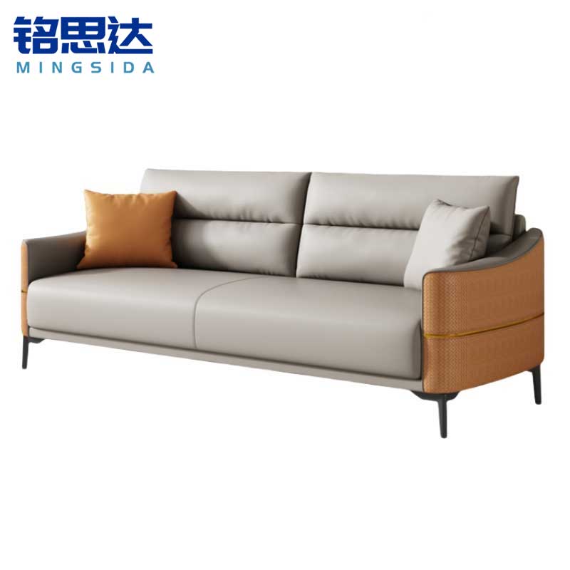 铭思达会客沙发三人张高清大图