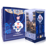 皇家京都 青花瓷珍品二锅头 白酒 46度 500ml 清香型