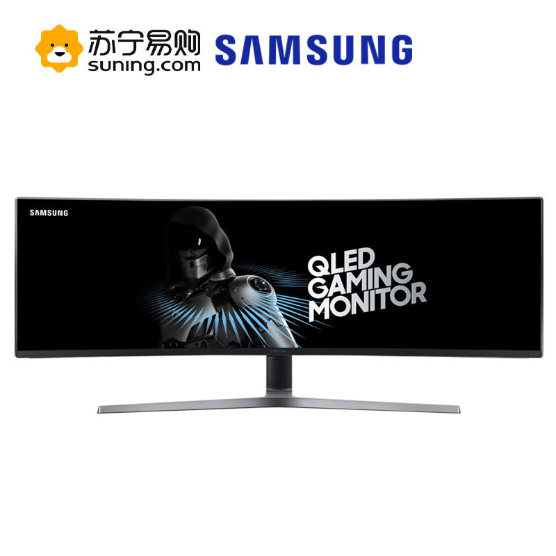 三星(SAMSUNG) 48.9英寸带鱼屏 144Hz刷新曲面 HDR 量子点技术 爱眼 全接口 电竞显示器 (C49HG90DMC)